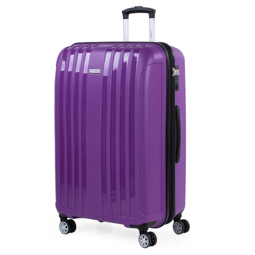 Maleta De Viaje Mediana Extensible Polipropileno 70cm 4 Ruedas Dobles Tsa  760270 Morado con Ofertas en Carrefour | Las mejores ofertas de Carrefour