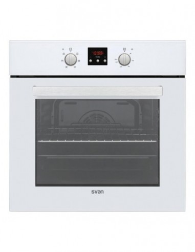 Horno Svan, 69l, A, 59.5cm, 59.5cm, 57.5cm, Cristal Blanco, 6p, Display,  Turbo con Ofertas en Carrefour | Las mejores ofertas de Carrefour