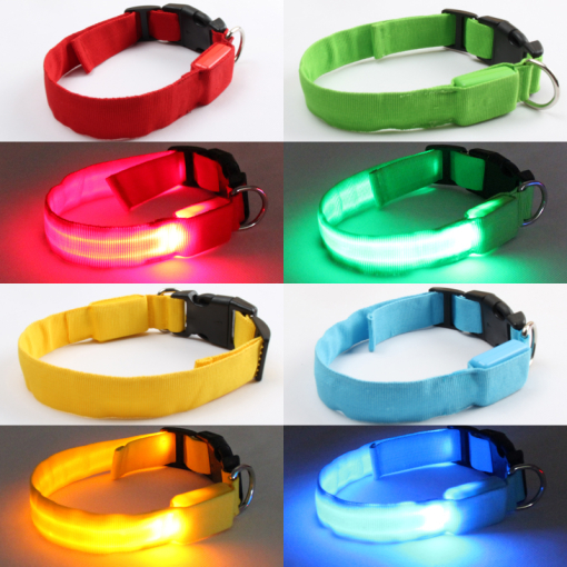 Collar Mascota Rosa Led M con Ofertas en Carrefour | Las mejores ofertas de  Carrefour