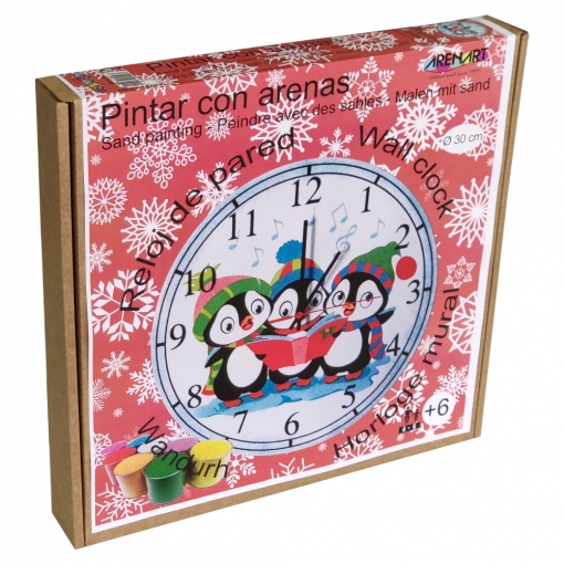 Complicado Viva Gaseoso Pintar Con Arenas - Reloj Pingüinos Ø30 Cm con Ofertas en Carrefour | Las  mejores ofertas de Carrefour