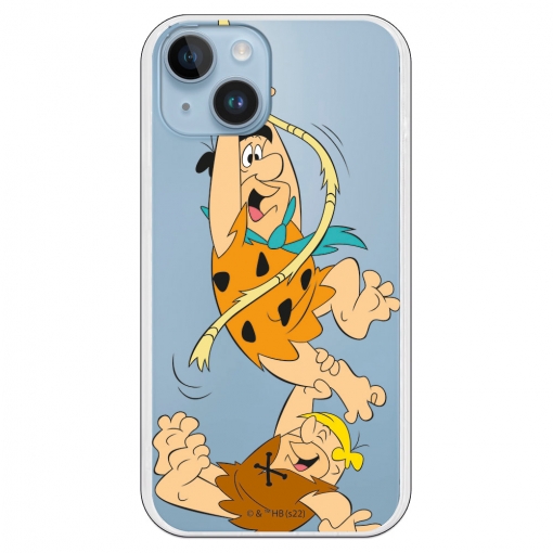 Carcasa Para Iphone 14 Pluscon Diseño De Flintstones Cuerda