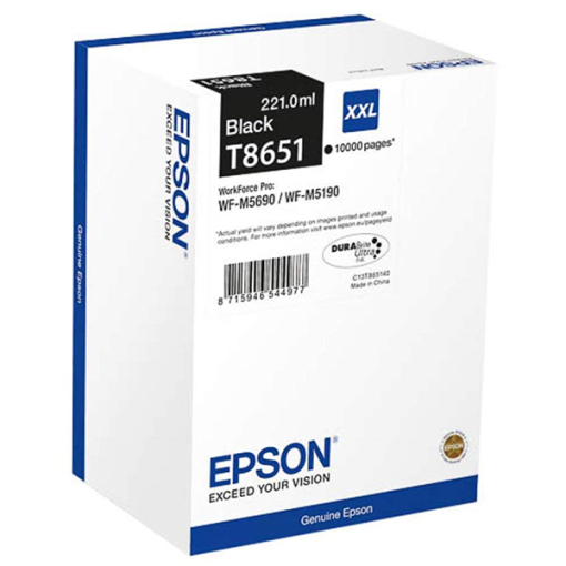 Epson T8651 Xxl Cartucho Negro Tinta Original (221ml) con Ofertas en  Carrefour | Las mejores ofertas de Carrefour