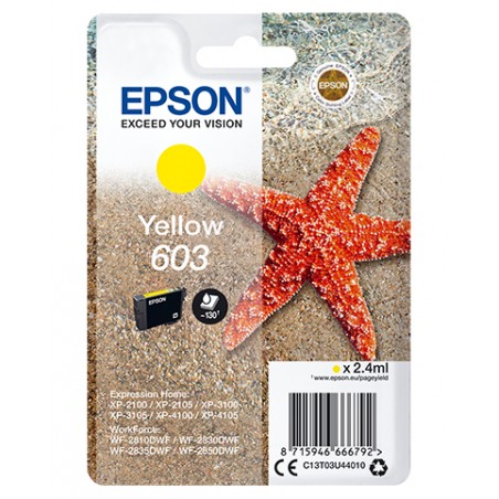 Epson - Singlepack Yellow 603 Ink - C13t03u44020 con Ofertas en Carrefour |  Las mejores ofertas de Carrefour