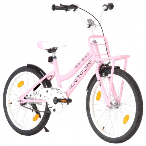 ligero ponerse nervioso Mono Bicicleta Niños Con Portaequipajes Delantero 20" Rosa Y Negro Vidaxl con  Ofertas en Carrefour | Las mejores ofertas de Carrefour