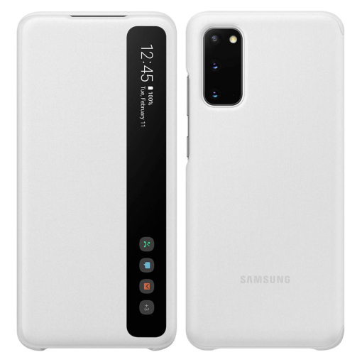 Funda Samsung Smart Clear View Para Samsung Galaxy S20 - Blanco con Ofertas  en Carrefour | Las mejores ofertas de Carrefour