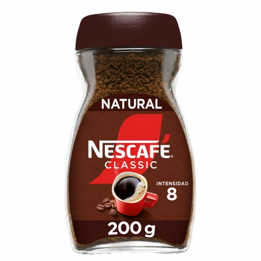 Café soluble natural Nescafé Classic 200 g.
