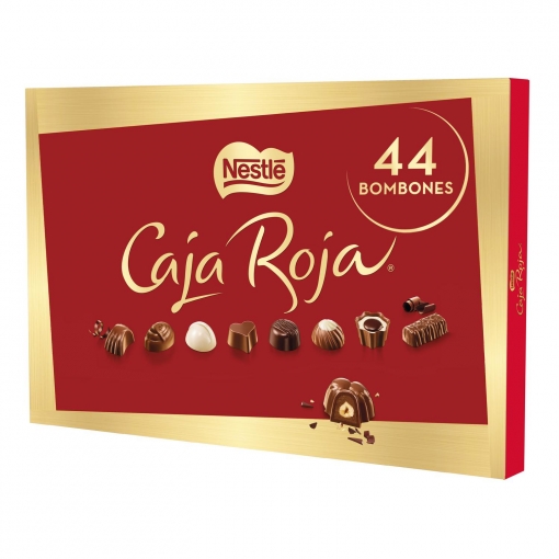 Bombones surtidos de chocolate Nestlé Caja Roja estuche 44 ud.