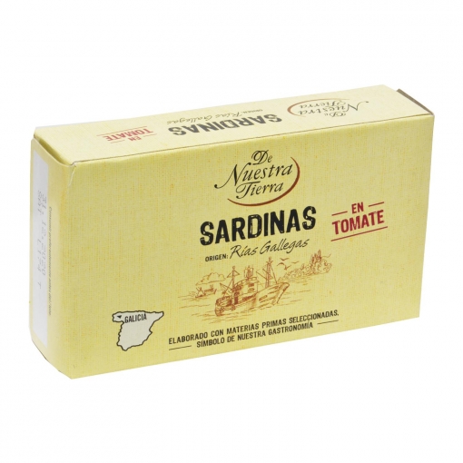 Sardinas en tomate De Nuestra Tierra 75 g.