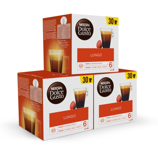 Café lungo premium arábica en cápsulas Nescafé Dolce Gusto 30 ud. |  Carrefour Supermercado compra online