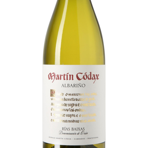 Vino blanco albariño Martin Codax D.O. Rías Baixas 75 cl ...