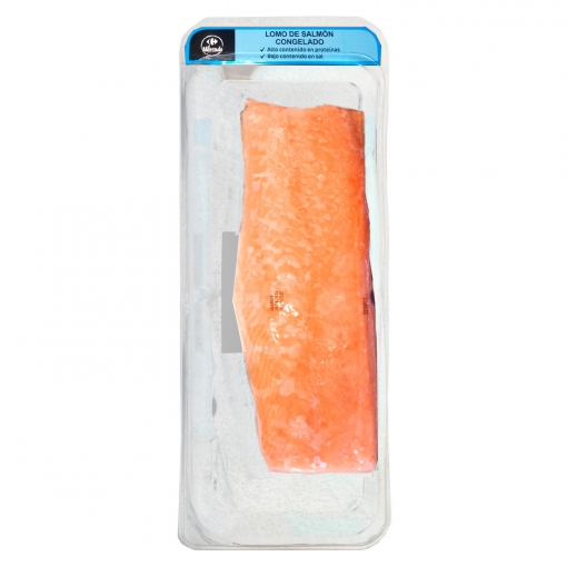 Lomo extra de salmón noruego sin espinas congelado Royal 500 g