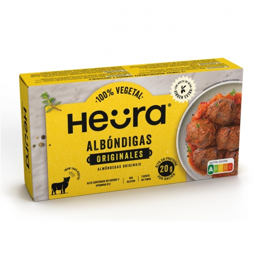 Albóndigas originales Heura sin gluten 208 g.