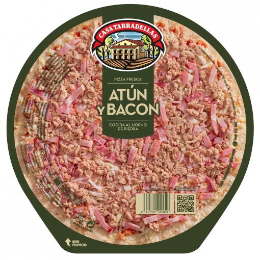 Pizza de atún y bacon Casa Tarradellas 405 g.