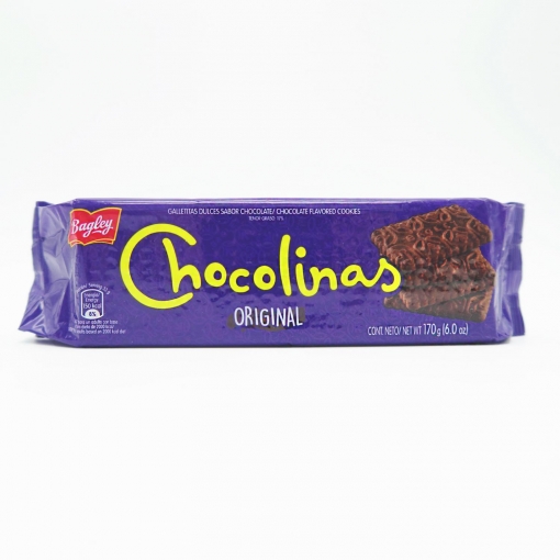Galletas de chocolate Chocolinas Bagley 170 g.