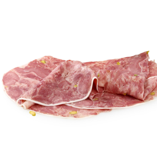 Cabeza de cerdo ibérica con pistachos al corte Frial 250 g aprox