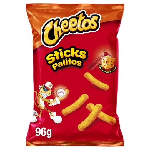Sticks sabor queso con ketchup Cheetos 96 g.