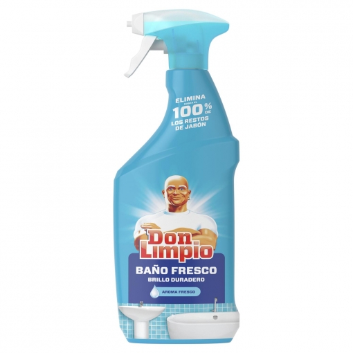 Limpiador de baño aroma fresco brillo duradero Don Limpio 720 ml.