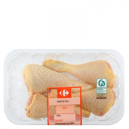 Jamoncitos de pollo certificado Carrefour 600 g aprox