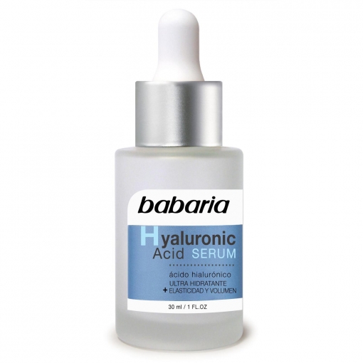 Sérum ácido hialurónico ultra hidratante volumen y elasticidad Babaria 30 ml.