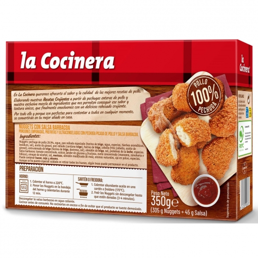 Nuggets Recetas Crujientes La Cocinera 350 g.