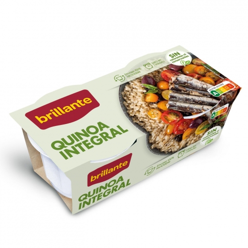 Quinoa integral Brillante pack de 2 unidades de 125 g.