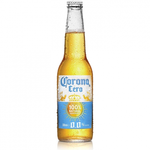 Cerveza Corona Cero 0,0 alcohol botella 33 cl.