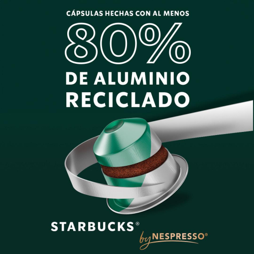 Café cápsulas blonde espresso roast Starbucks compatible con Nespresso 18 ud.