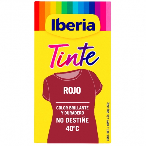 Tinte para ropa rojo Iberia 1 ud. | Carrefour Supermercado compra online