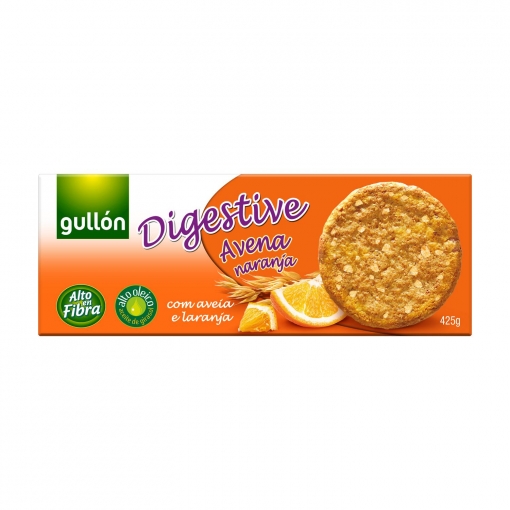 Galletas de avena y naranja Digestive Gullón 425 g.