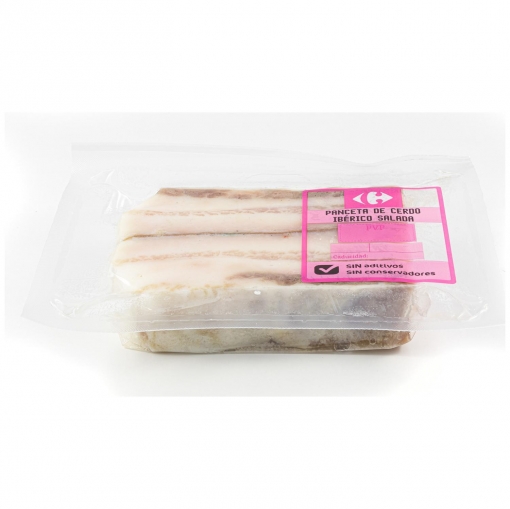 Panceta de cerdo ibérica salada Carrefour 1 kg