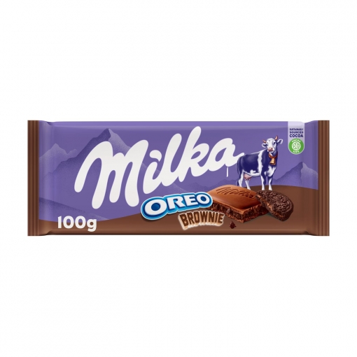 Chocolate brownie Oreo Milka 100 g.