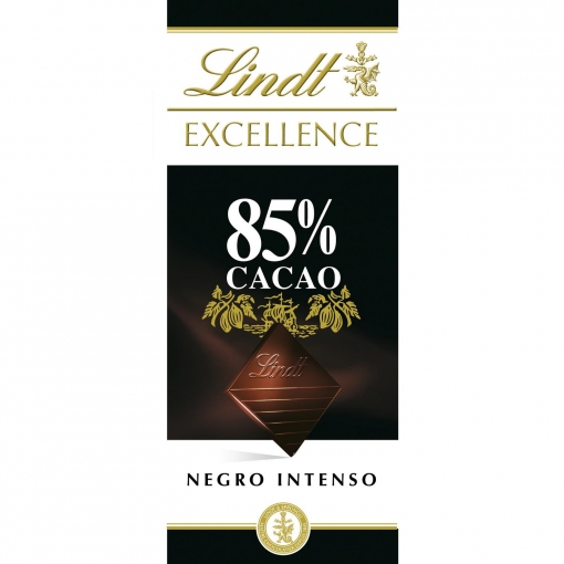 Chocolate negro 85% Lindt Excellence 100 g.