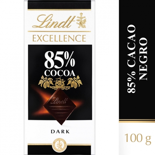 Chocolate negro 85% Lindt Excellence 100 g.
