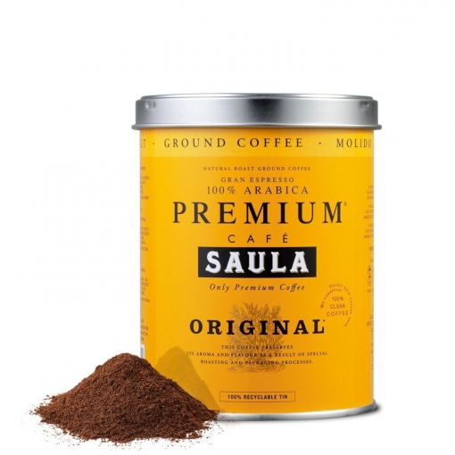 Café molido natural Saula 250 g.