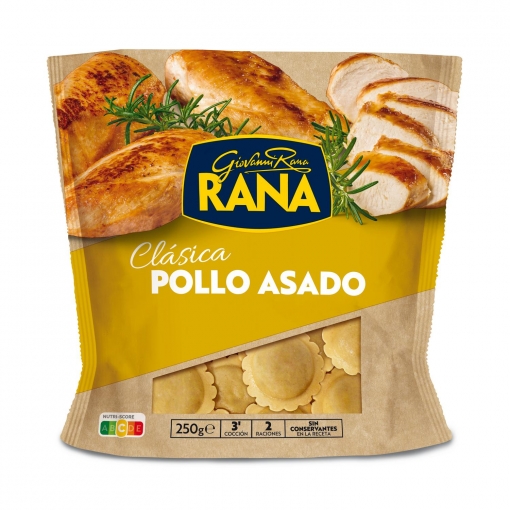 Raviolis de pollo asado Rana 250 g.