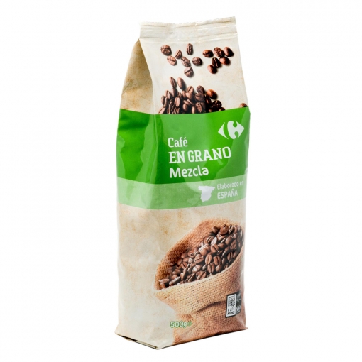 Café grano mezcla Carrefour 500 g.