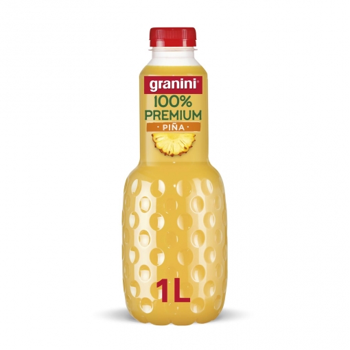 Zumo de piña 100% premium Granini botella 1 l. 