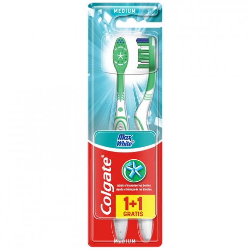 al revés efectivo dominar Cepillo de dientes medio blanqueador MaxWhite Colgate 1 ud. | Carrefour  Supermercado compra online