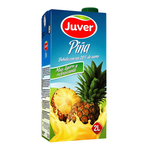 Bebida de fruta de piña Juver brik 2 l.