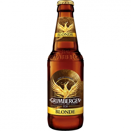 Cerveza Grimbergen blonde botella 33 cl.