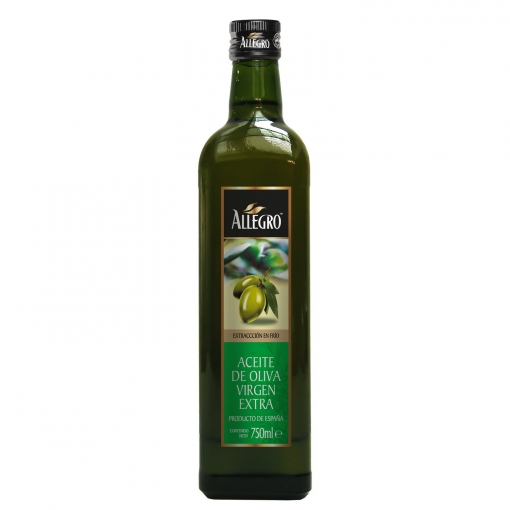 Aceite de oliva virgen extra Allegro 750 ml.