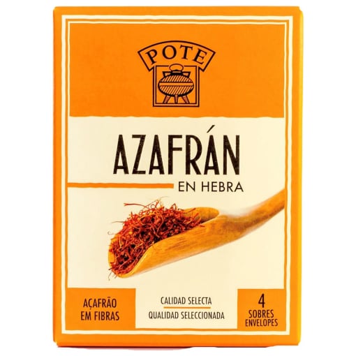 Azafrán en hebra Pote sin gluten 400 mg.