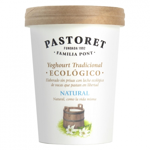 Yogur natural ecológico Pastoret 500 g.