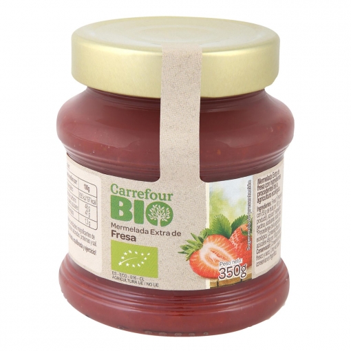Mermelada de fresa ecológica Carrefour Bio 350 g.