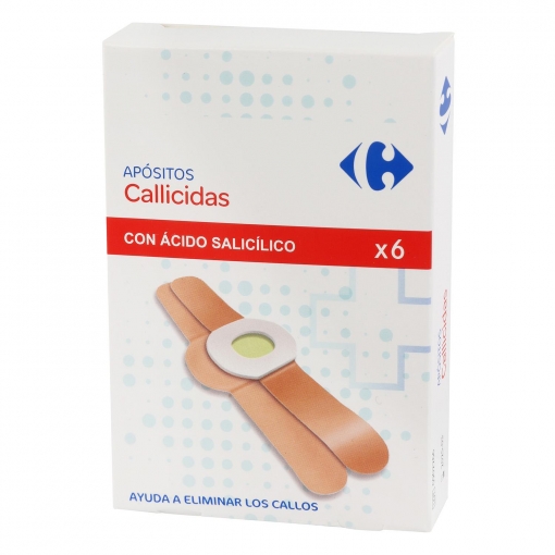 Apósito callicidas con ácido salicílico Carrefour 6 ud.