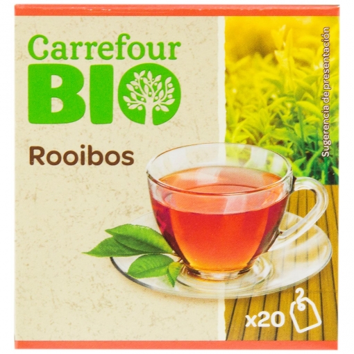 Té Rooibos en bolsitas ecológico Carrefour Bio 20 ud.
