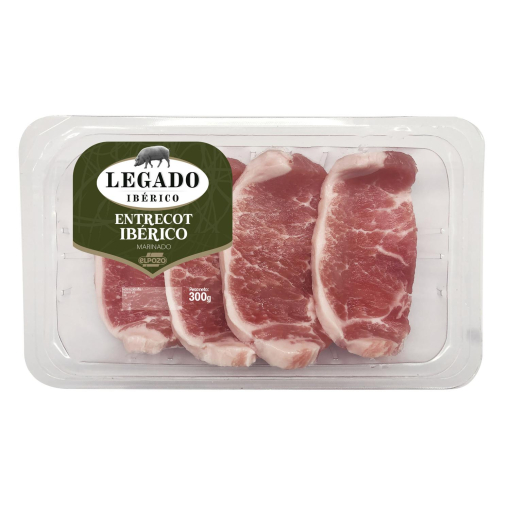Entrecot de lomo de cerdo ibérico marinado Legado Ibérico 300 g