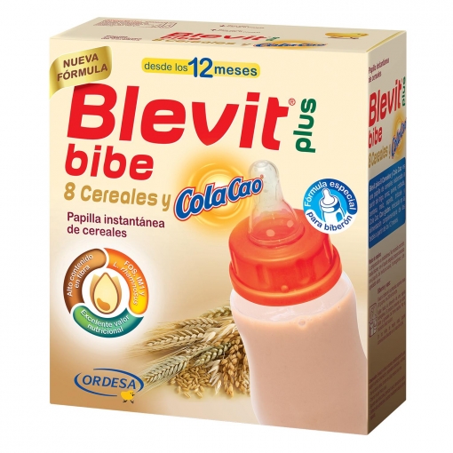 Papilla Infantil desde 12 meses 8 cereales Blevit 600 g.