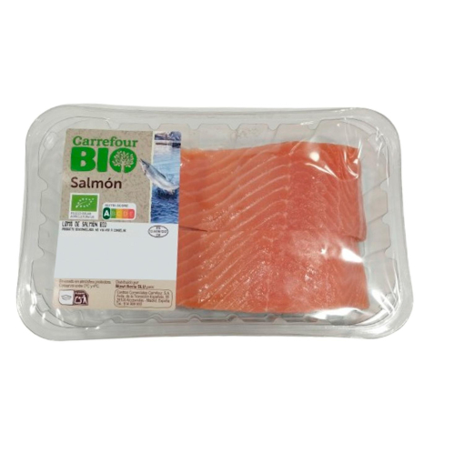 Lomos de salmón Carrefour Bio 300 g aprox