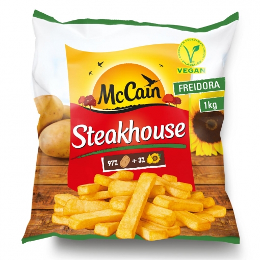 Patatas Steakhouse McCain 1 kg.